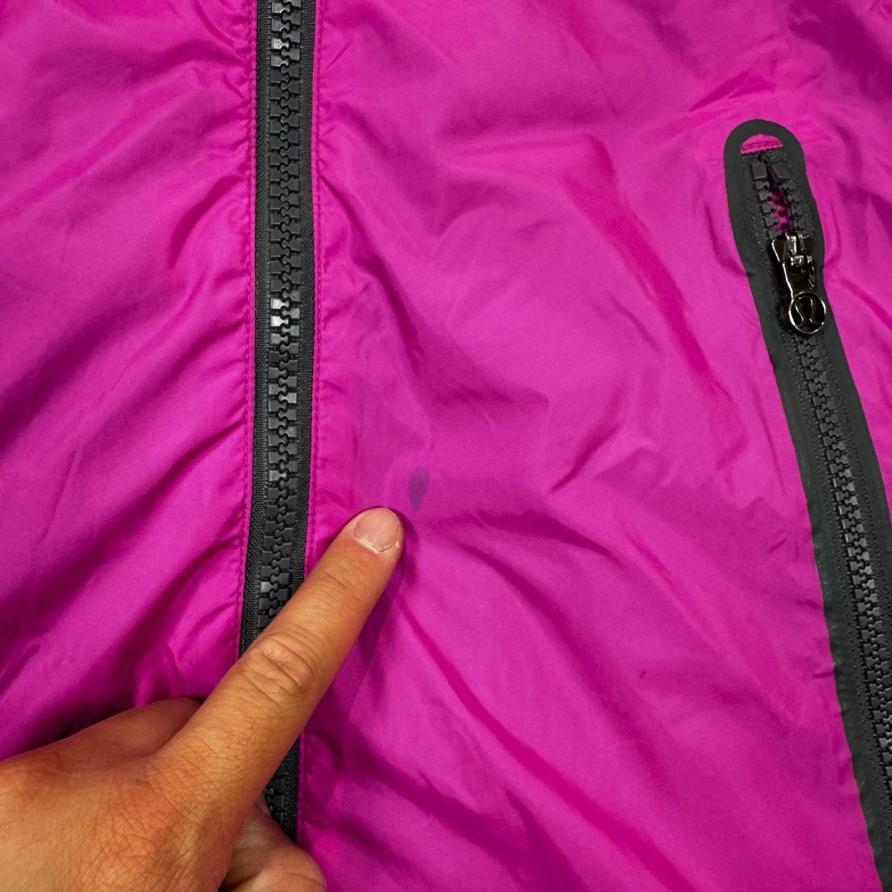 Lululemon No Rain No Gain Jacket Paris Pink Women 6 Windbreaker Gorpcore - Picture 9 of 9